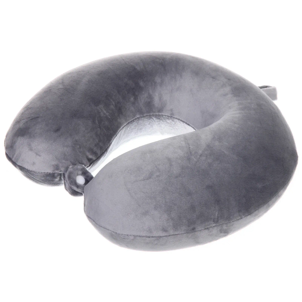 Подушка дорожная «TRIP - Comfort», мемори-эффект, цвет графит