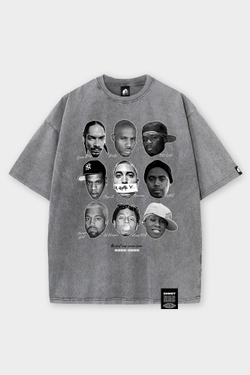 Футболка SHMOT "RAP2000-2009" GARMENT DYE Серый