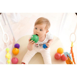 5239075 Развивающий массажный мячик «Тигрёнок», средней жёсткости, d=8 см, цвет МИКС