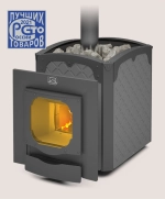 Печь для бани Былина-24 Ч Панорама (1.2)