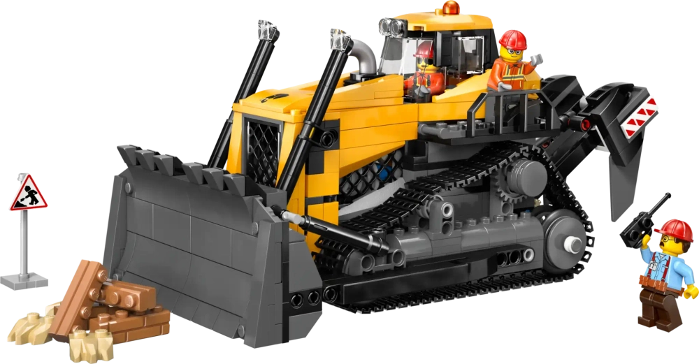 Конструктор LEGO City 60466 Желтый бульдозер
