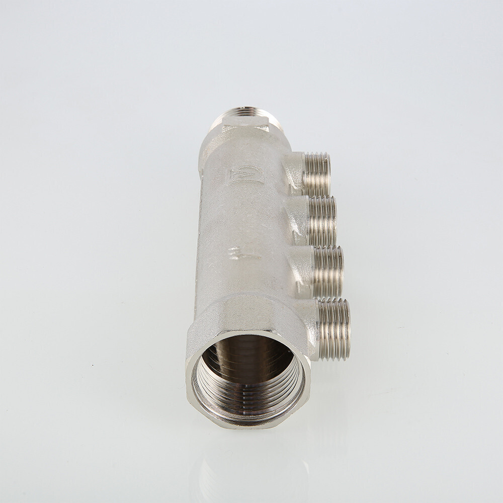 Коллектор VALTEC с наружной резьбой 3/4", 2 х 1/2" (арт.VTc.500.N.0502)