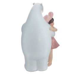 GAEM Фигурка декоративная "Девочка с медведем", L9 W9 H16 см