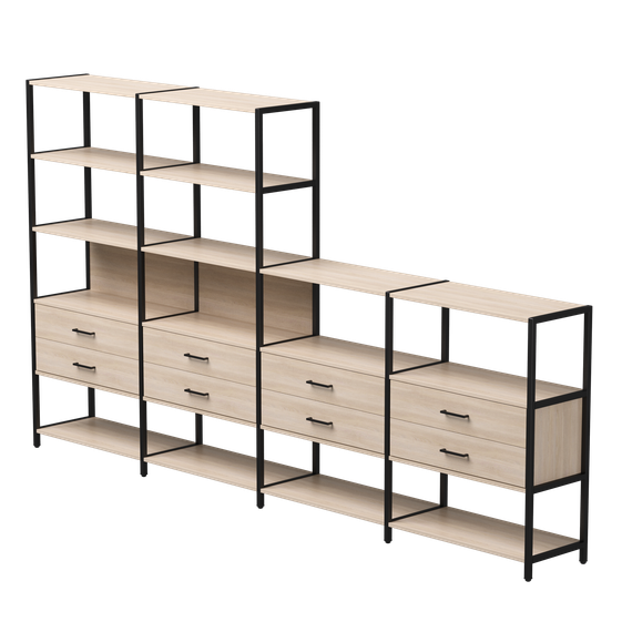 Набор стеллажных систем №13 Everprof EVO 3245x385x1840