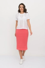 Юбка И 014 дл/коралл