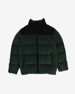 Пуховик Downjacket Velvet Combo Зеленая