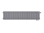 Радиатор Royal Thermo PianoForte 200 /Silver Satin - 16 секц. VDR