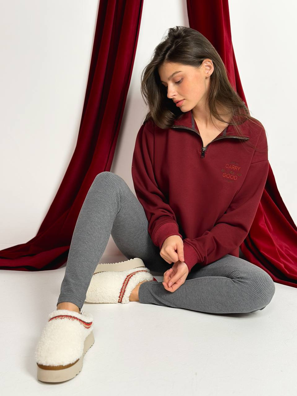 Угги из искусственного меха