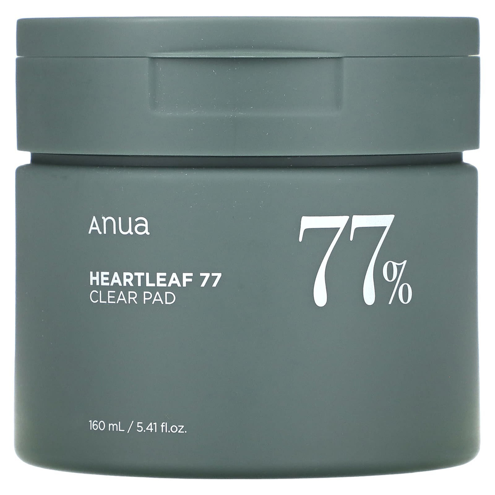 Anua, Heartleaf 77%, Clear Pad, 160 мл (5,41 жидк. унц.)