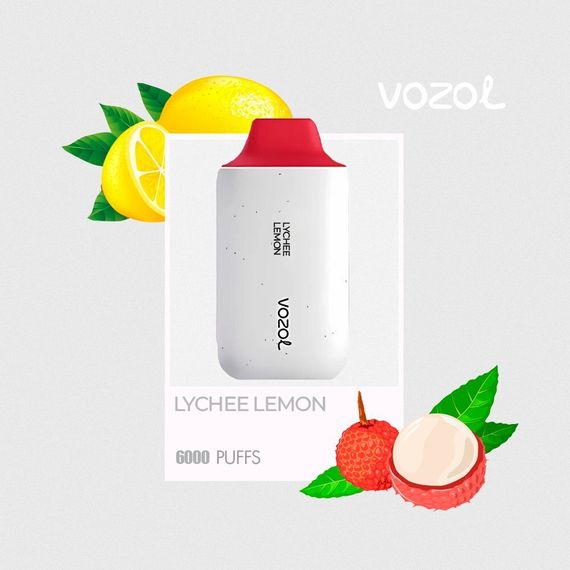 VOZOL STAR 6000 - Lychee Lemon (5% nic)