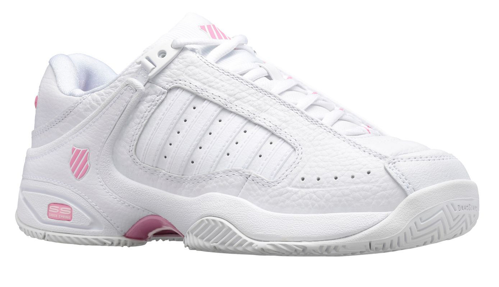 Женские Кроссовки теннисные K-Swiss Defier RS - white/sachet pink