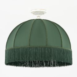 Citilux Базель CL407022 Подвесной светильник патина с зелёным абажуром