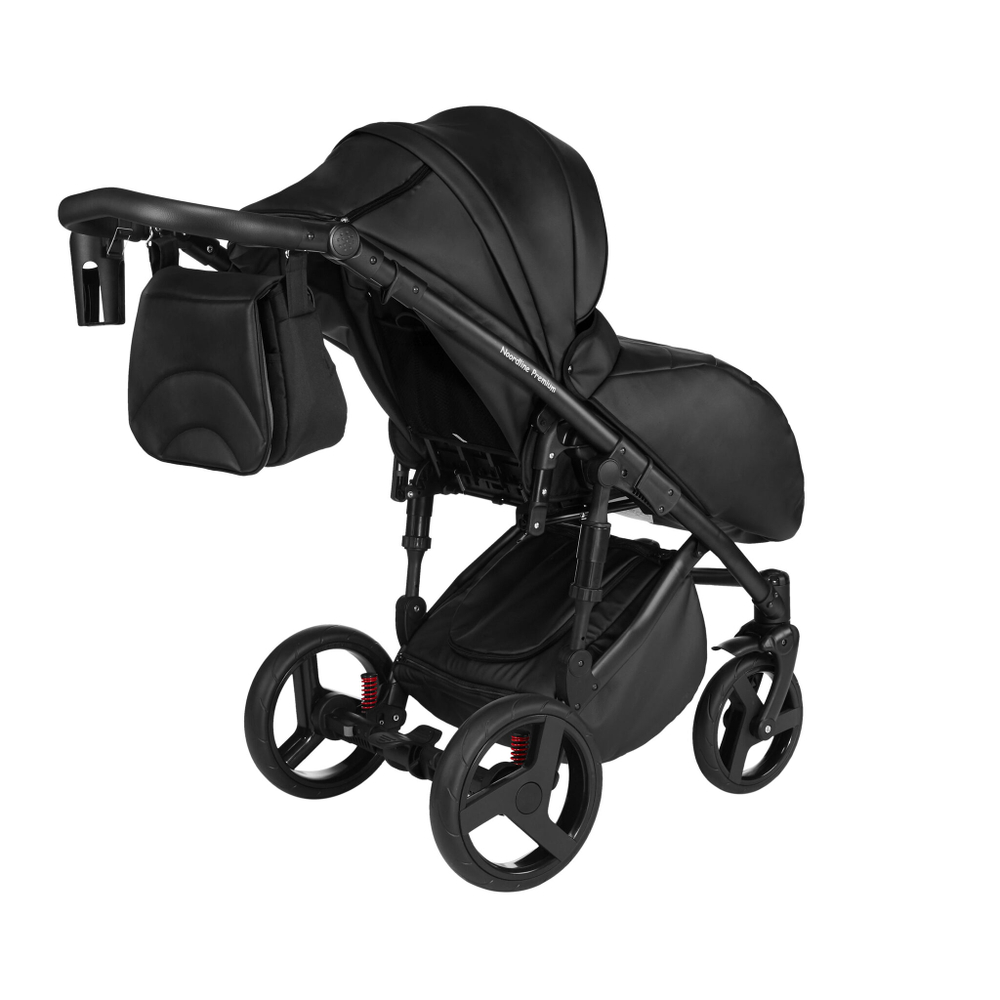 Детская коляска Noordline Оlivia Premium Sport  2 в 1 КОЖА (Черный)