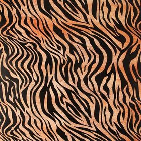 Бумага упаковочная глянцевая Тигровый принт, 70*100 см