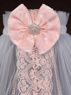 Балдахин с кружевом и брошью "Версаль"