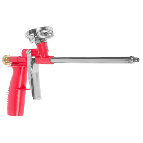 23-7-004 Пистолет для монтажной пены пласт.корпус и рукоятка  алюм.адаптер, метал.регул.винт