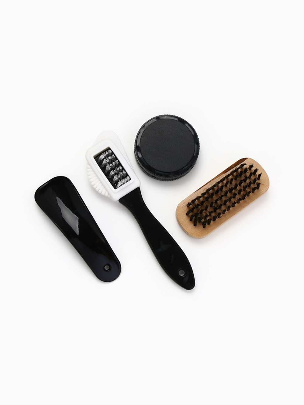 Подарочный набор дорожный для обуви «Идеальный мужчина»: щётка 2 шт., губка, лопатка