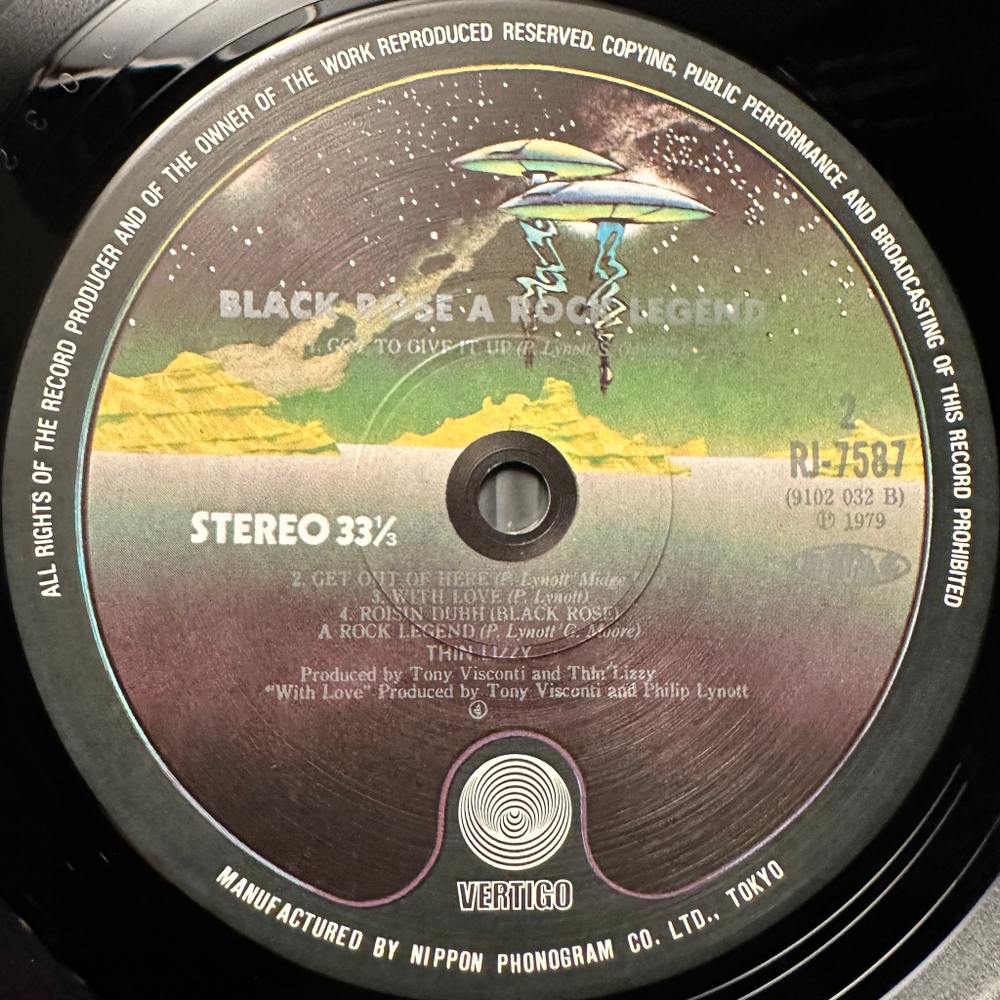 Thin Lizzy - Black Rose (Япония 1979г.)