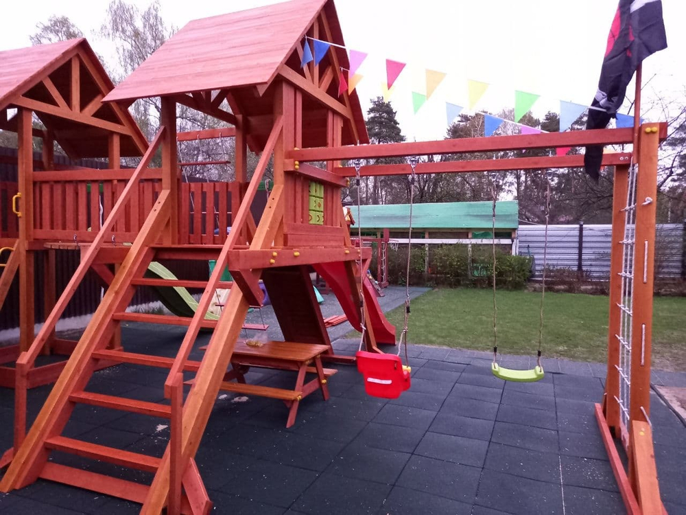 Деревянный игровой комплекс Савушка Lux - 9