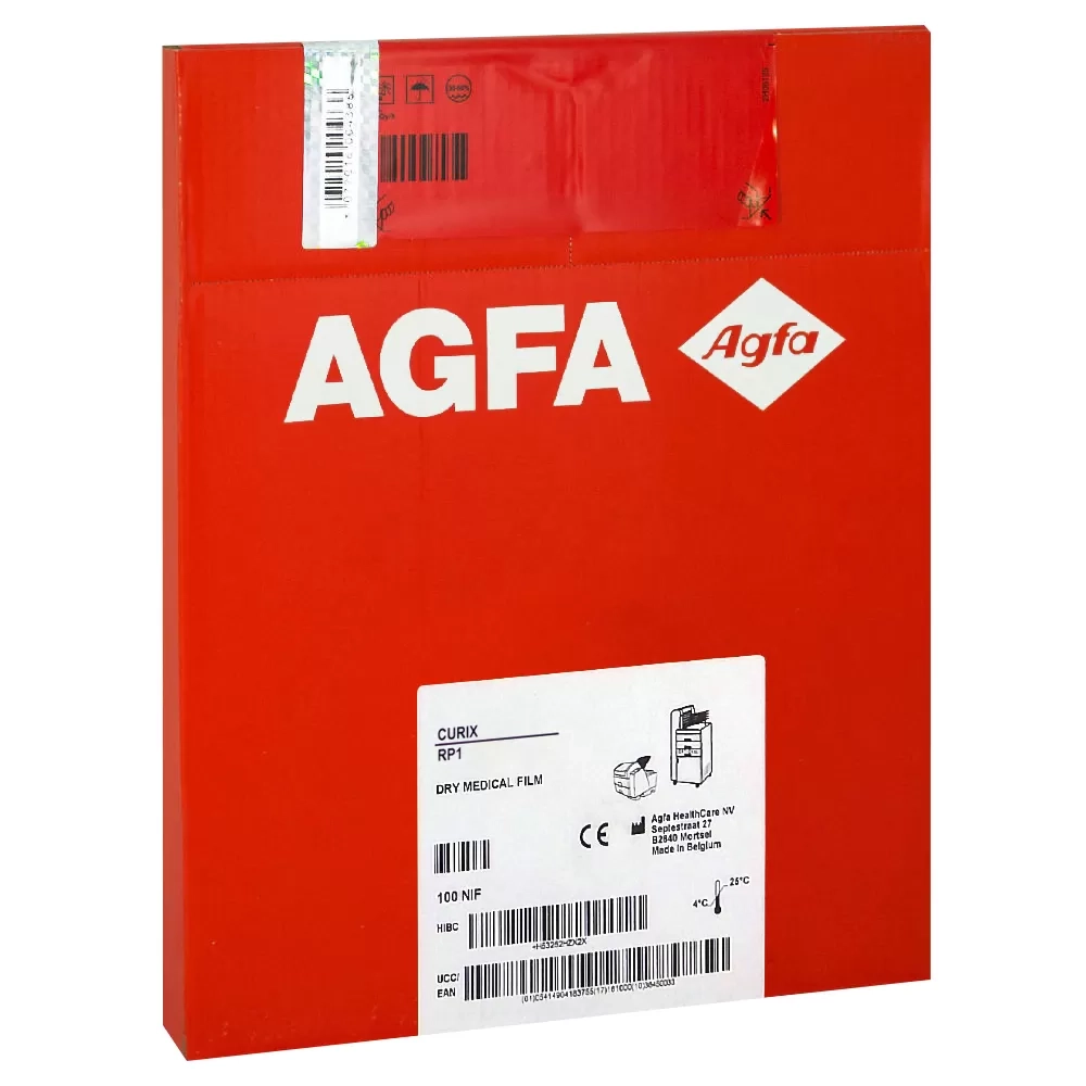 Рентгенпленка Agfa CURIX RP1 30х40 синечувствительная 100 листов