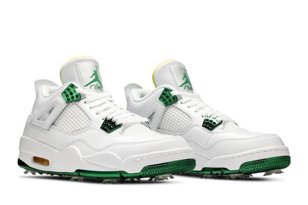 Кроссовки Jordan Air Jordan 4 Golf "Metallic Green"