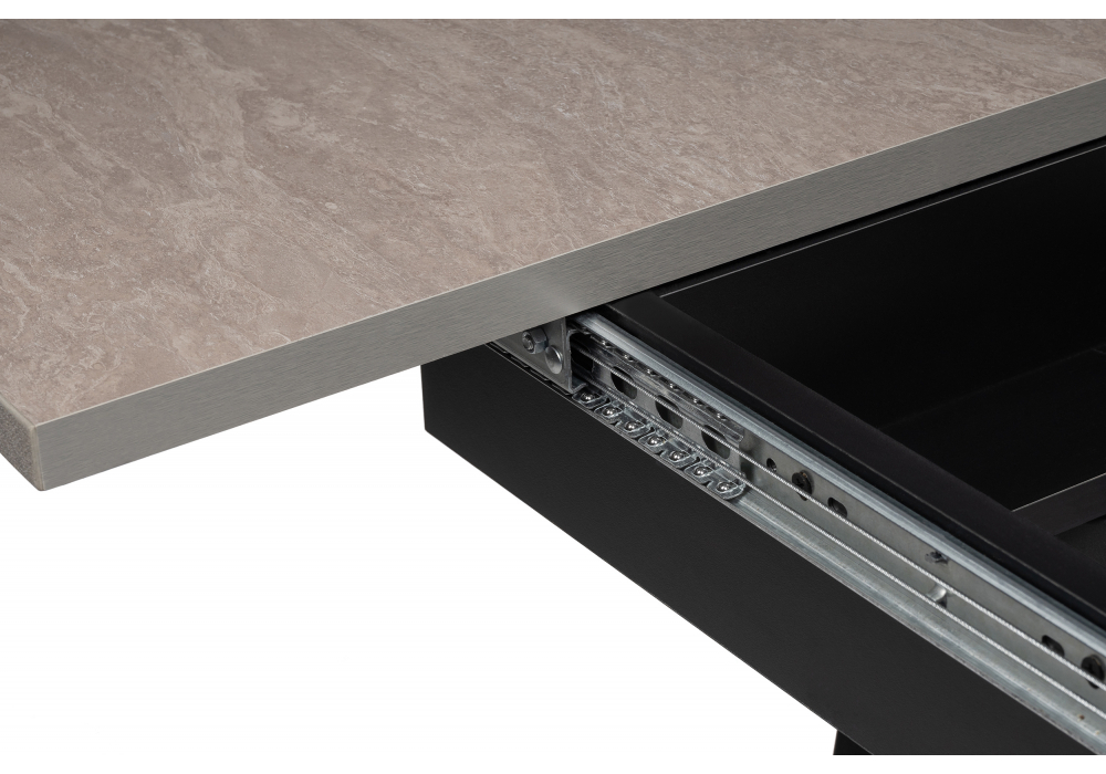 Стол деревянный Woodville Регна черный, бежевый