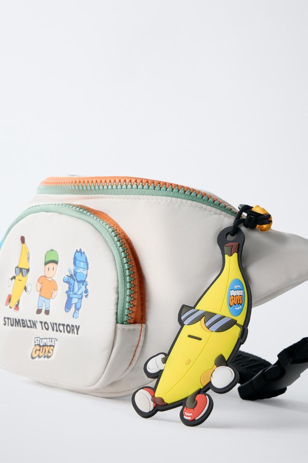 ZARA ПОЯСНАЯ СУМКА STUMBLE GUYS™ ©SCOPELY, ЭКРЮ