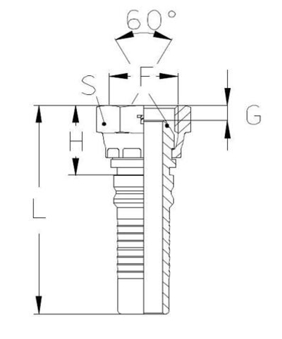Фитинг DN 25 BSP (Г) 1 Interlock