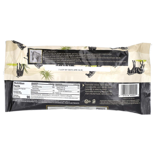 Endangered Species Chocolate, премиальные чипсы для выпечки, овсяное молоко и 55% какао и темный шоколад, 285 г (10 унций)