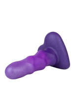 Фиолетовый нереалистичный дилдо Unicorn Max - 12,5 см.