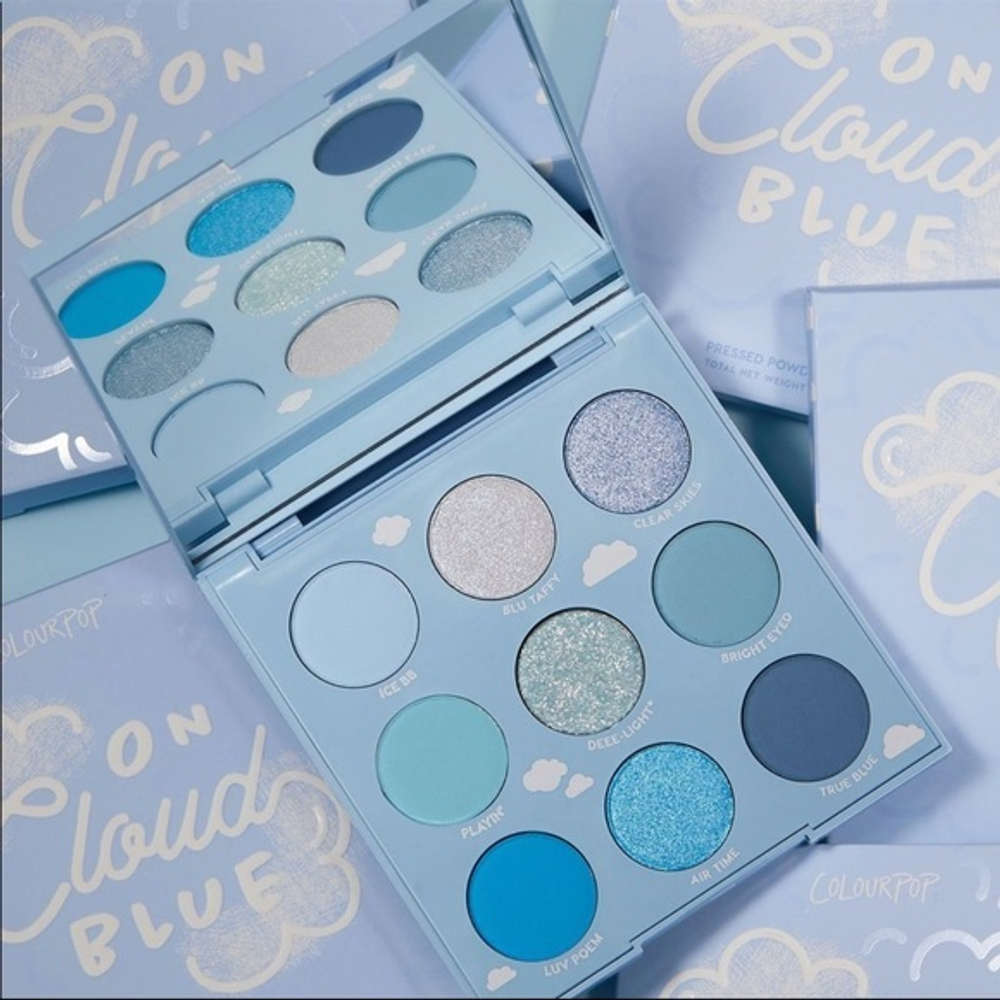 ColourPop On Cloud Blue shadow palette