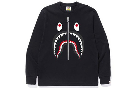 Толстовка A BATHING APE AW19 Shark, 0ZXSMM111010D