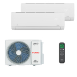 Мультисплит система на 2 комнаты Funai RAM-I-SG25HP.W03/S x 2 / RAM-I-2OK40HP.01/U