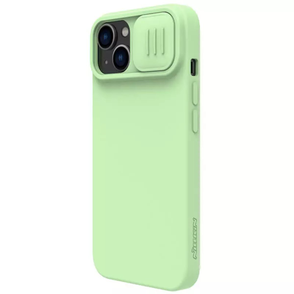 Накладка Nillkin Magnetic Silky Silicone Case для iPhone 15 Plus