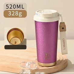 Termos \ Термос coffee ( 7310 ) Bənövşəyi zərli