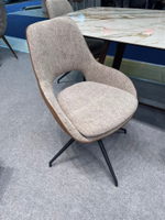 Стул DC-2012-1 бежевый/коричневый вращающийся