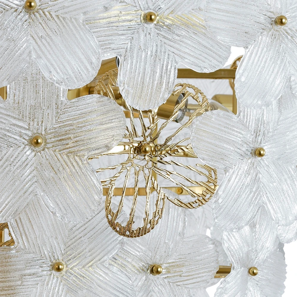 Подвесная люстра Indigo FIORI 12049/10P Brass V000556