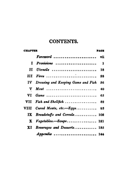 Camp Cookery | Horace Kephart