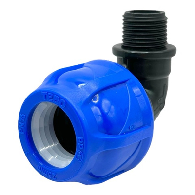 Отвод TEBO переходной 25x1/2" с НР