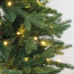 Ёлка «Новогоднее сияние» 210 см, ПВХ+Резина 380 ламп LED (1329 веток)