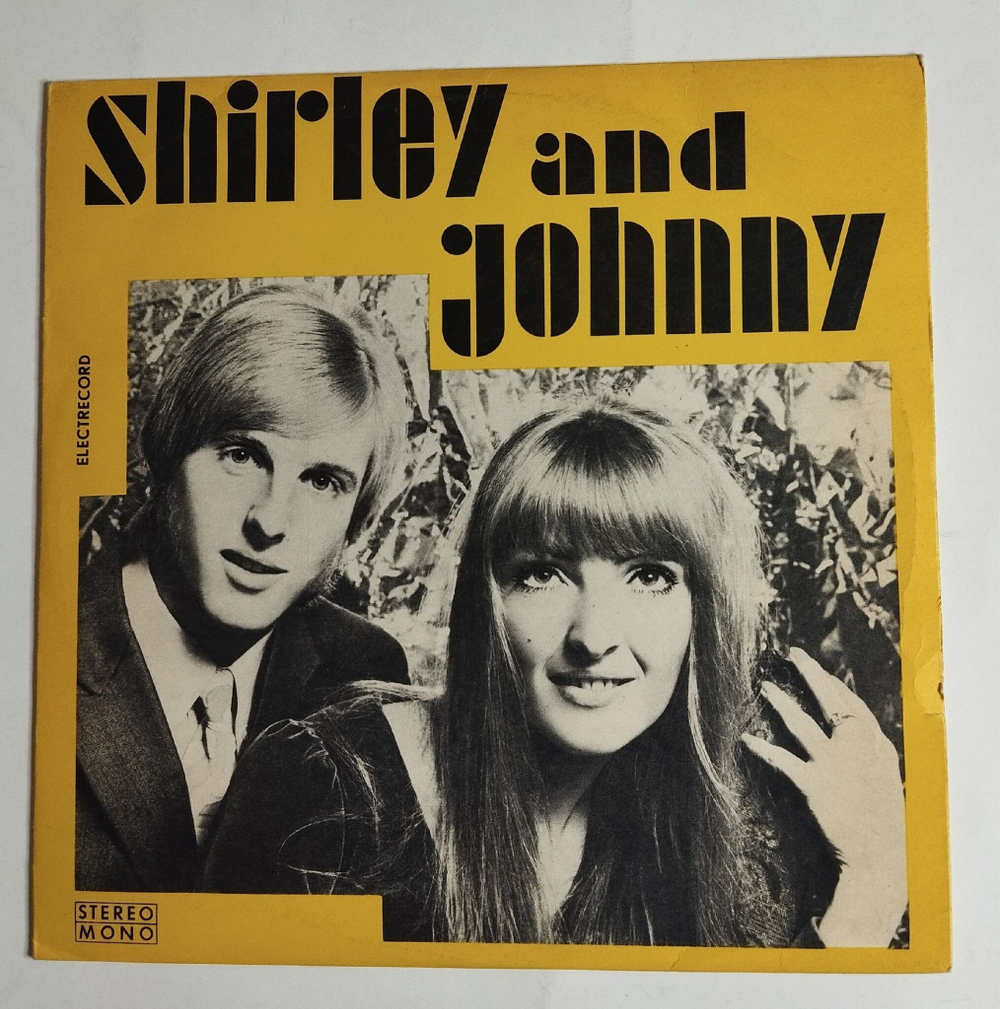 Винтажная виниловая пластинка LP Shirley And Johnny (Румыния 1972)