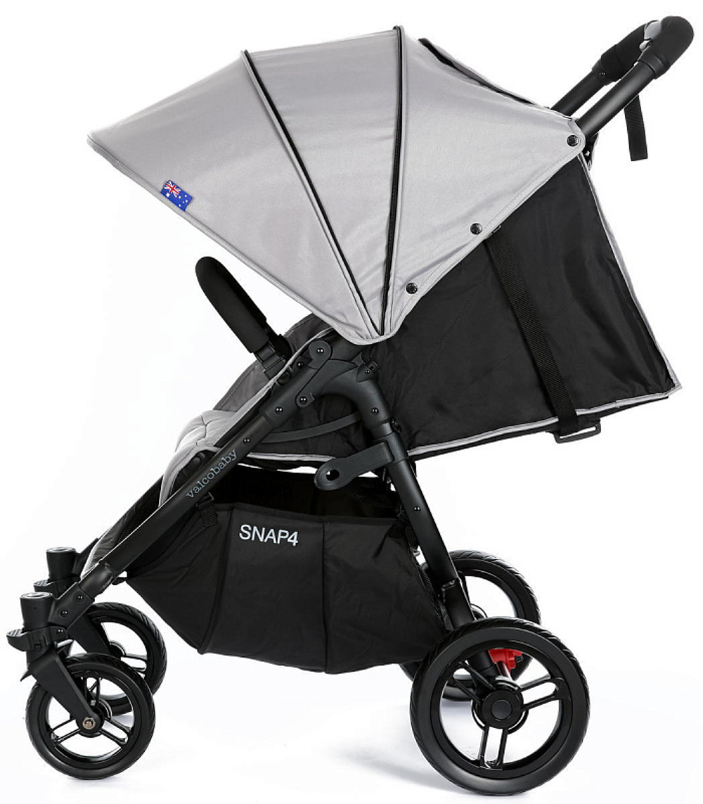 Прогулочная коляска Valco baby Snap 4 с накидкой на ножки Flatt Matt / Cool Grey