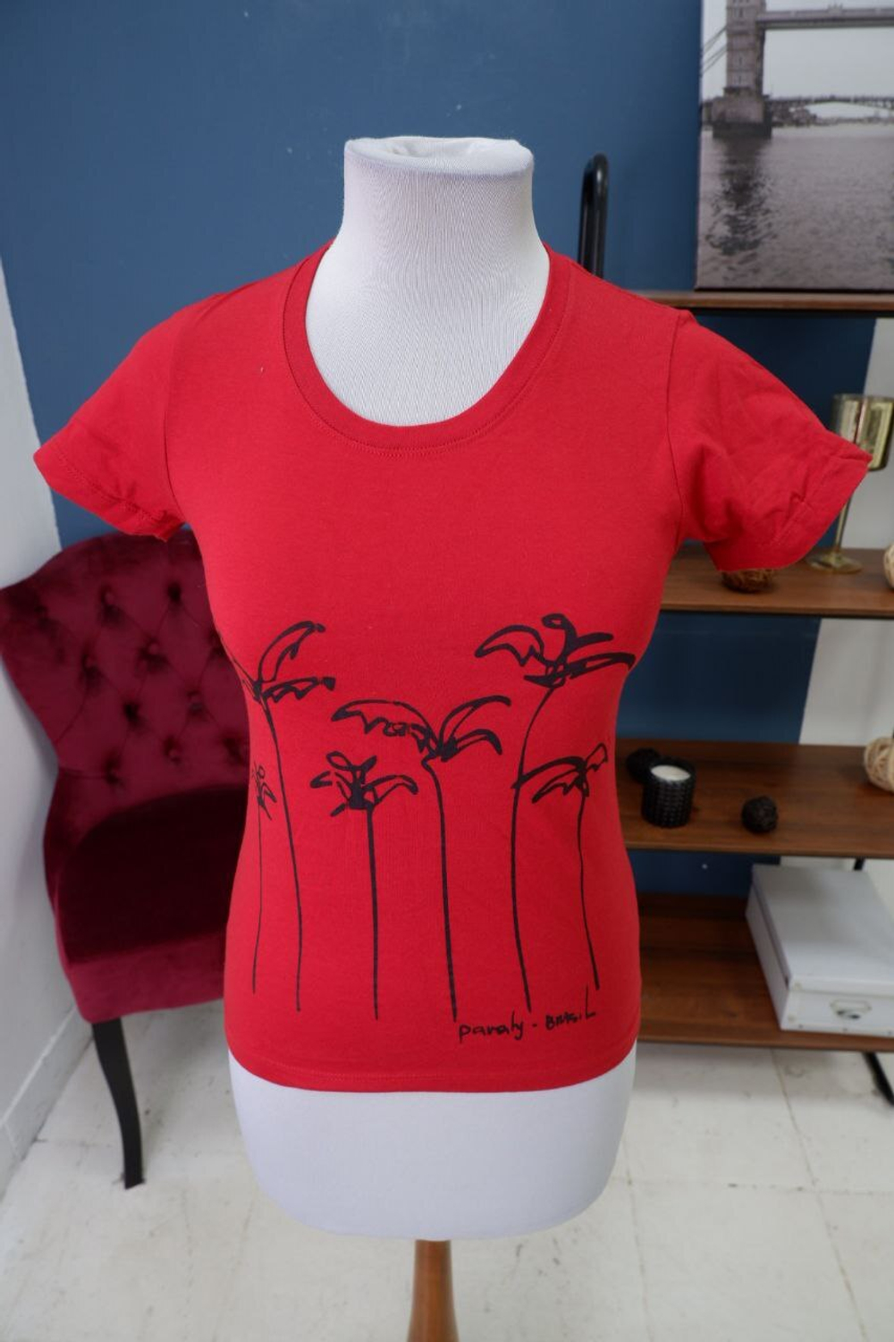 Футболка Fina Estampa с принтом 42 размер