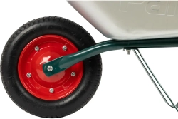 Тачка садовая WB 4307 в т/у (оцинк., 130кг, 65л., пневмат. колесо тип2 330мм). 092696-SK