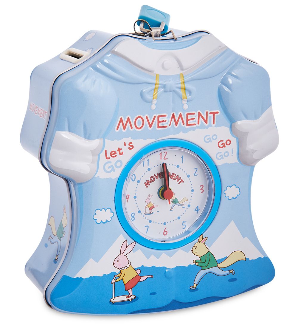 GAEM Art BX- 80/2 Метал. копилка с часами «Платье»