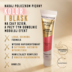 Max Factor Miracle Pure - Румяна для щек в креме оттенок 06 Soft Peach, 15 ml