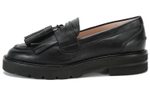 stuart weitzman Tassel-detail Leather Loafers