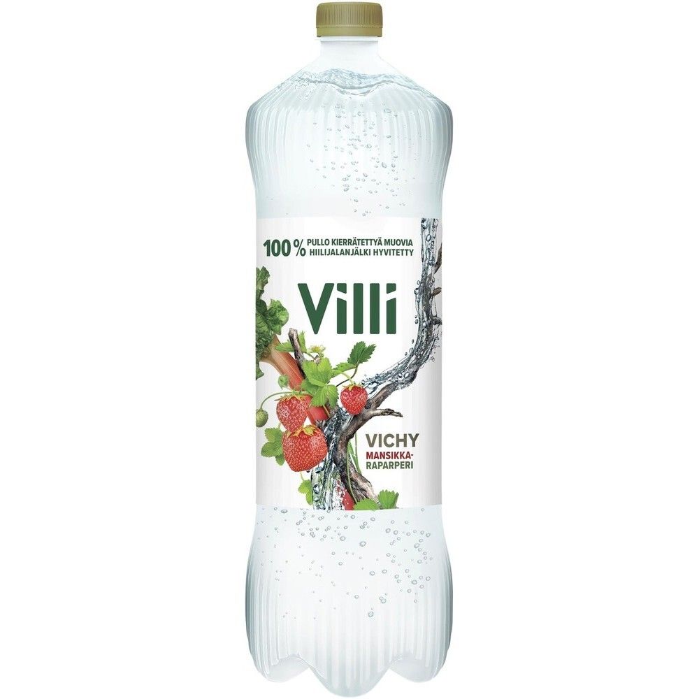 Минеральный вода Villi Vichy Mansikka-Raparperi 1,5L – купить за 755 ₽ с  доставкой из Финляндии