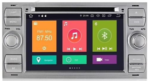 Магнитола для Ford Transit 6, C-Max, Kuga 1, Fusion и пр. (серебро)- Kuberg MKD-7031S-S10 Android 12, Быстрая, CarPlay, SIM-слот
