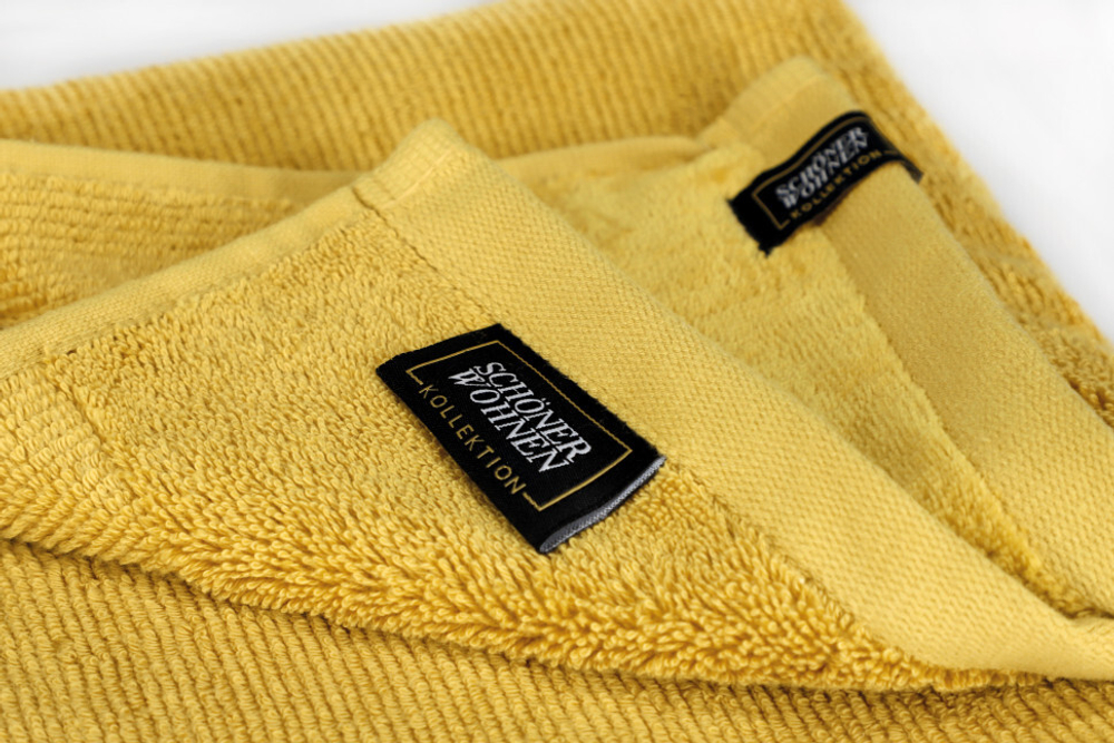 Полотенце 70x140 Schoner Wohnen Sense 78006-040 желтое